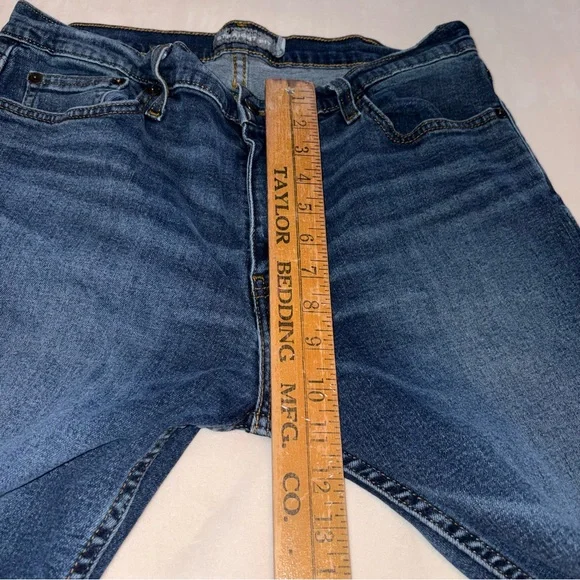 Member's Mark Men's denim blue Jean Straight fit Stretch 5 Pocket 34x32 - Picture 6 of 7